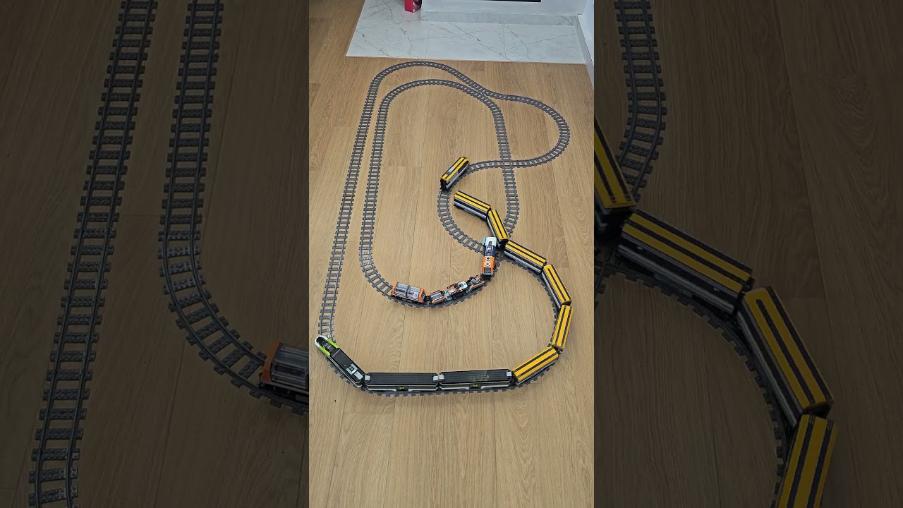 LEGO train crash! Arctic Express vs massive passenger train collision