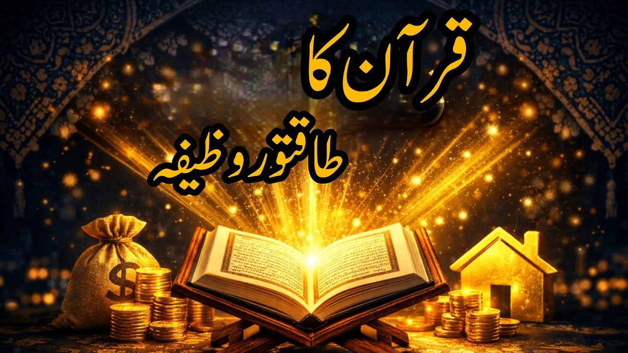 قرآن کا طاقتور وظیفہ | حلال دولت اور رزق میں حیرت انگیز اضافہ