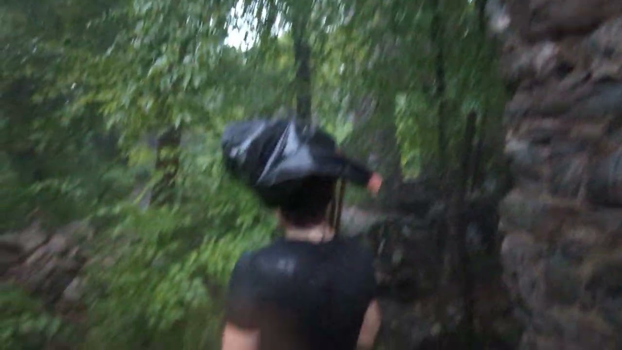 UNDER THE STORM . ATTACKING THE CASTLE ON THE MOUNTAIN TOP