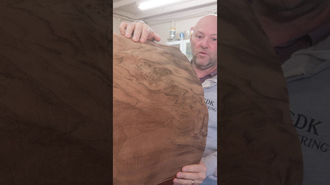 wood restoration on a bass drum @gdkveneering