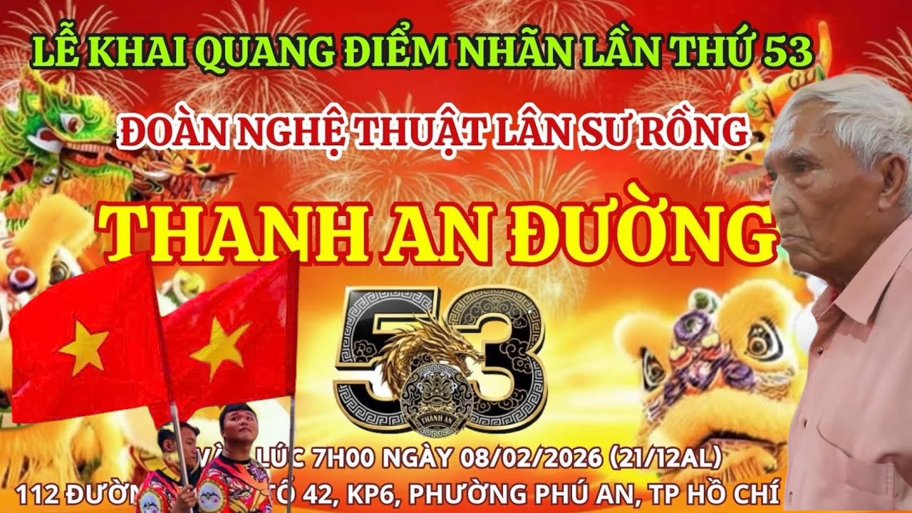 THANH AN ĐƯỜNG KHAI QUANG ĐIỂM NHÃN LẦN THỨ 53-GẶP LẠI LÃO TRUYỀN BỐI CHÚ TƯ LANG TRONG GIỚI LSR VN