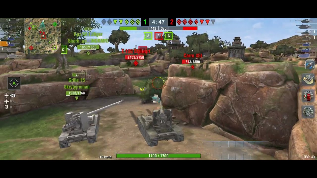WoT Blitz Grille15 Action
