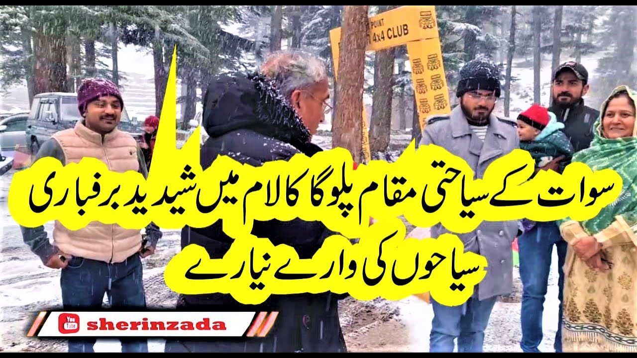 Palogha Snowfall | Traveling from Kalam | Live Heavy Snowfall | Short Documentary | Sherin Zada