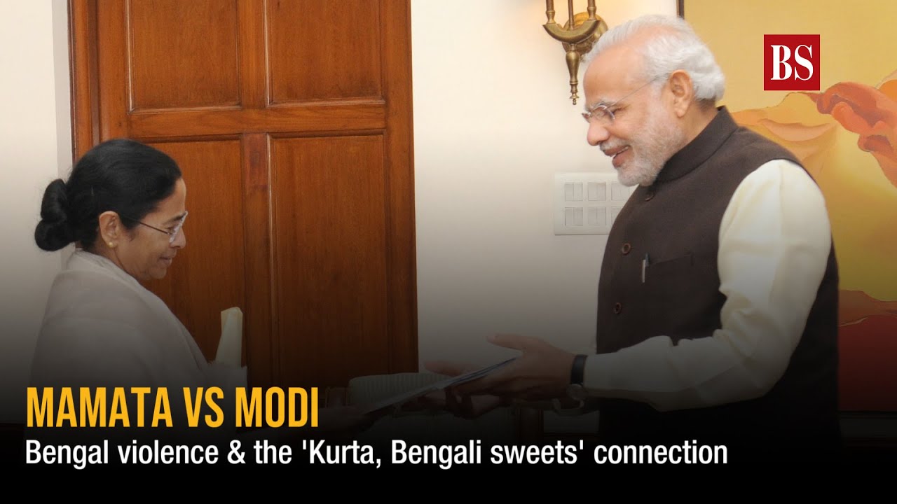 Mamata vs Modi on Bengal violence & the 'Kurta, Bengali sweets' connection
