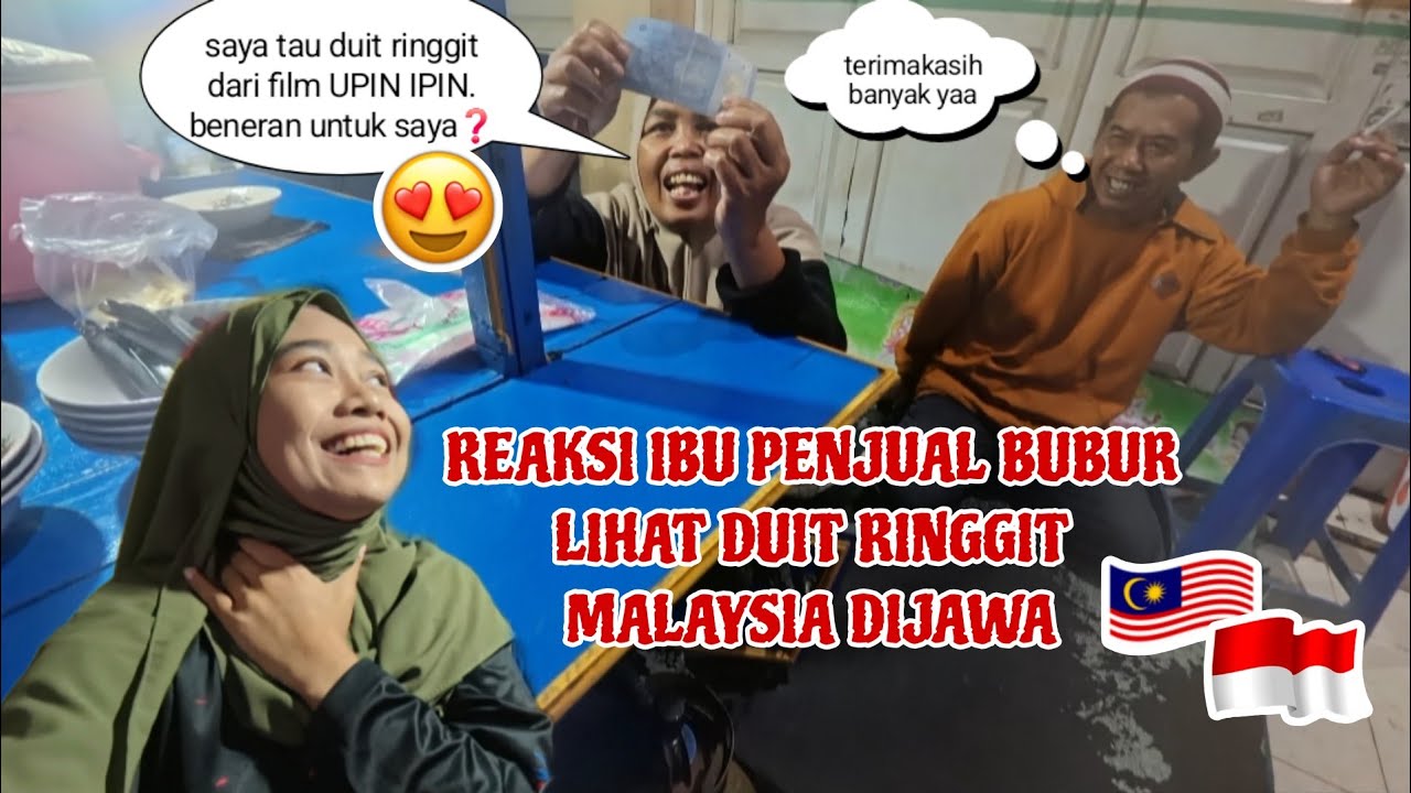 TAU DUIT RINGGIT DARI FILM UPIN IPIN🤭 BELI BUBUR DIJAWA SAYA CAKAP MELAYU 🇲🇾 🇲🇨