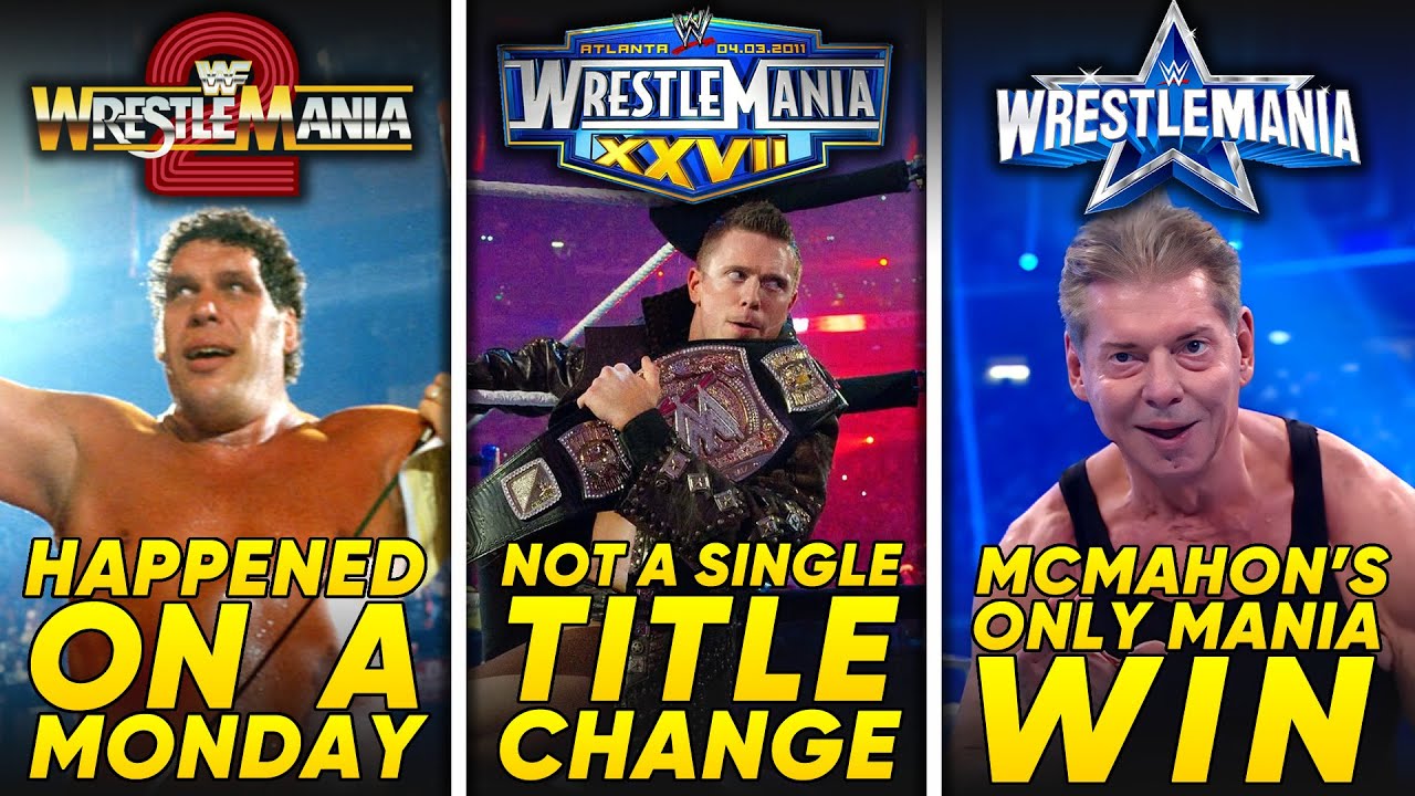 One Unique Thing About EVERY WWE WrestleMania