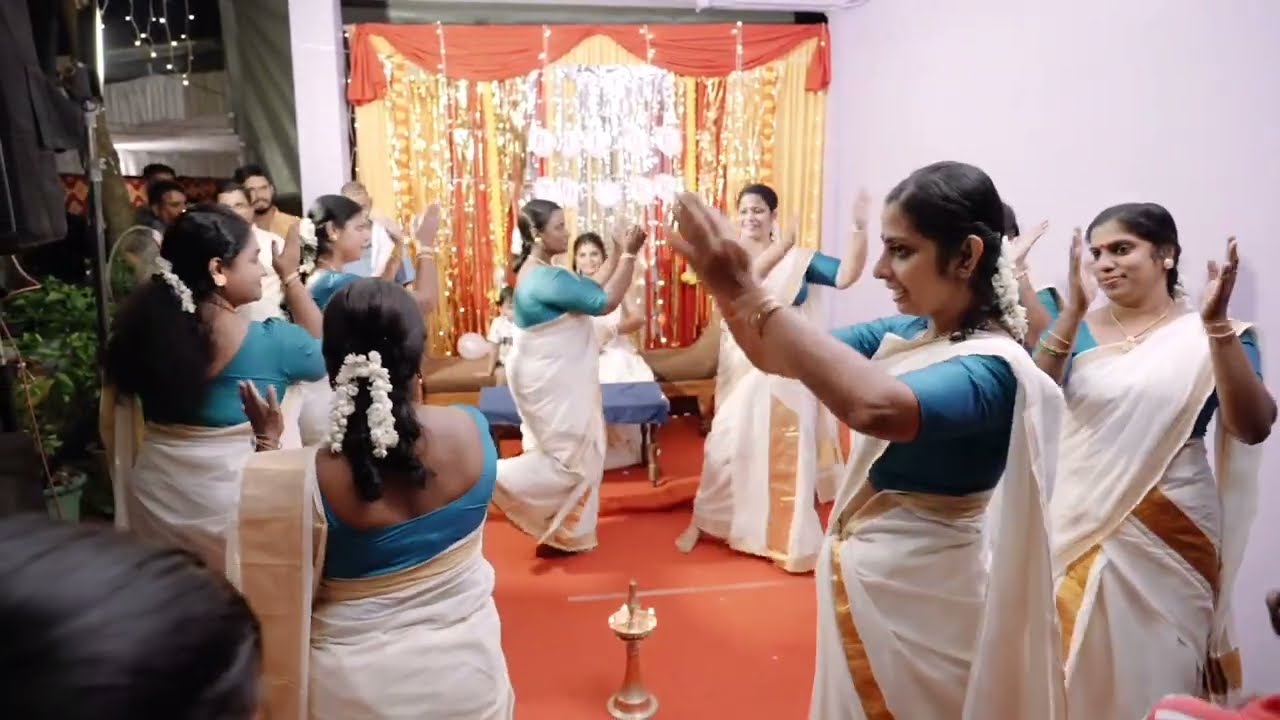 Wedding Thiruvathira...... Aparna and Rahul ..🥰🥰