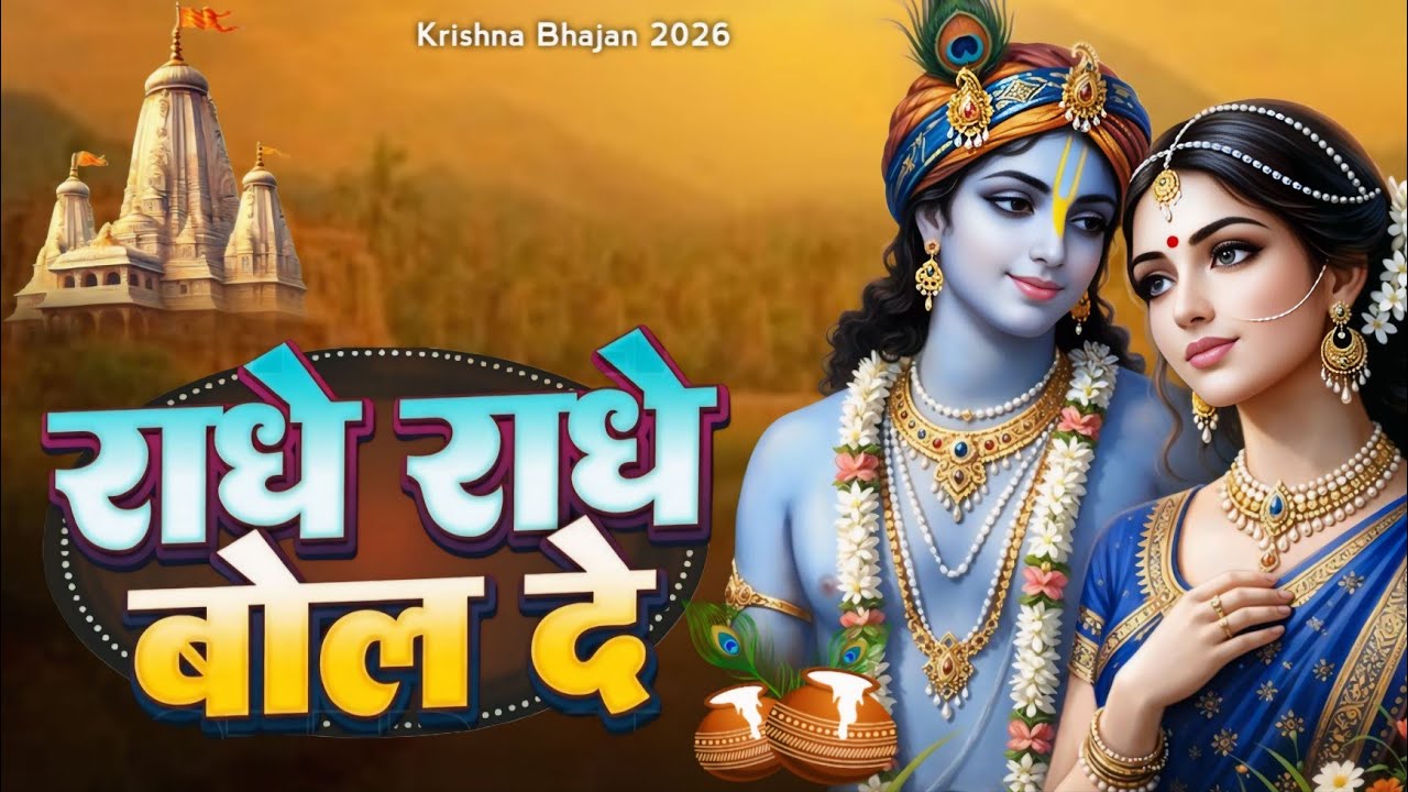 राधे राधे बोल दे | New Radha Krishan Bhajan 2026 | New Krishan Bhajan 2026 | Bhajan