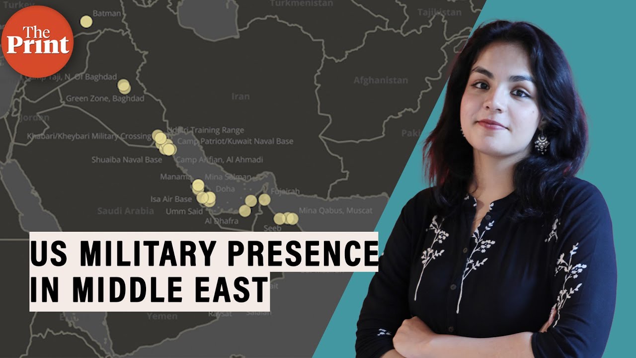Mapping U.S. military footprint  across the Middle East as America enters Iran&ndash;Israel conflict