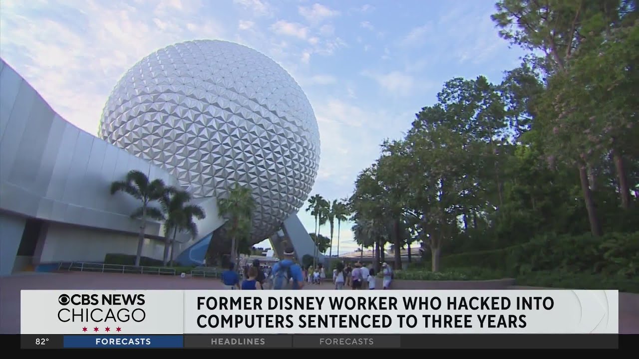 Fired Disney employee gets 3 years in prison for hacking menus