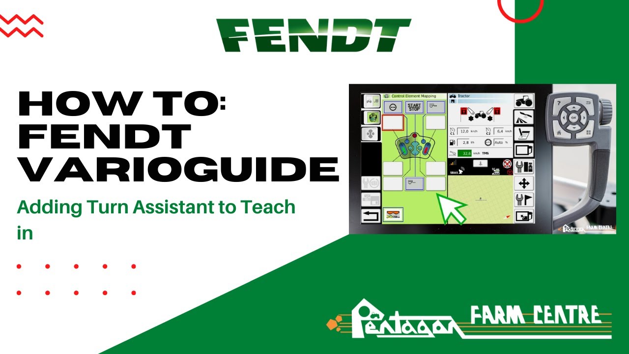 Adding Turn Assistant to Teach in : Fendt VarioGuide How To