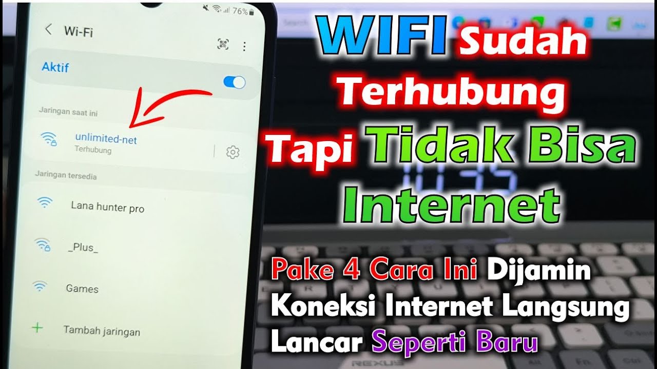 Cara Mengatasi WIFI Terhubung Tapi Tidak Bisa Internet