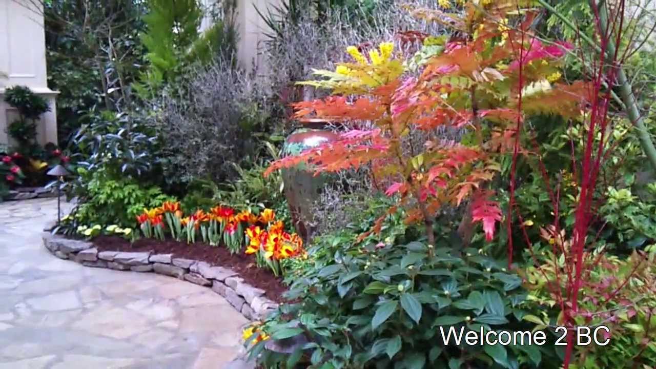 Beautiful indoor Spring Prelude of Butchart Garden, Victoria, BC, Canada 2014
