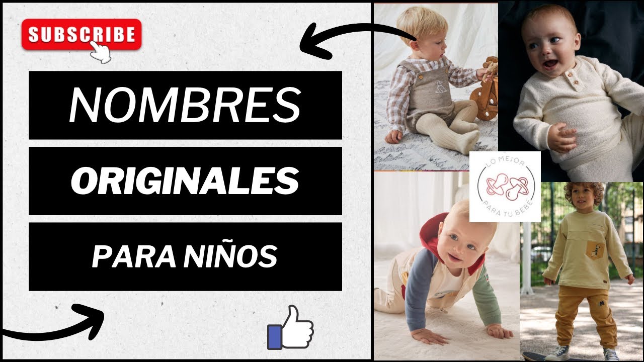 Ideas de nombres originales para niños