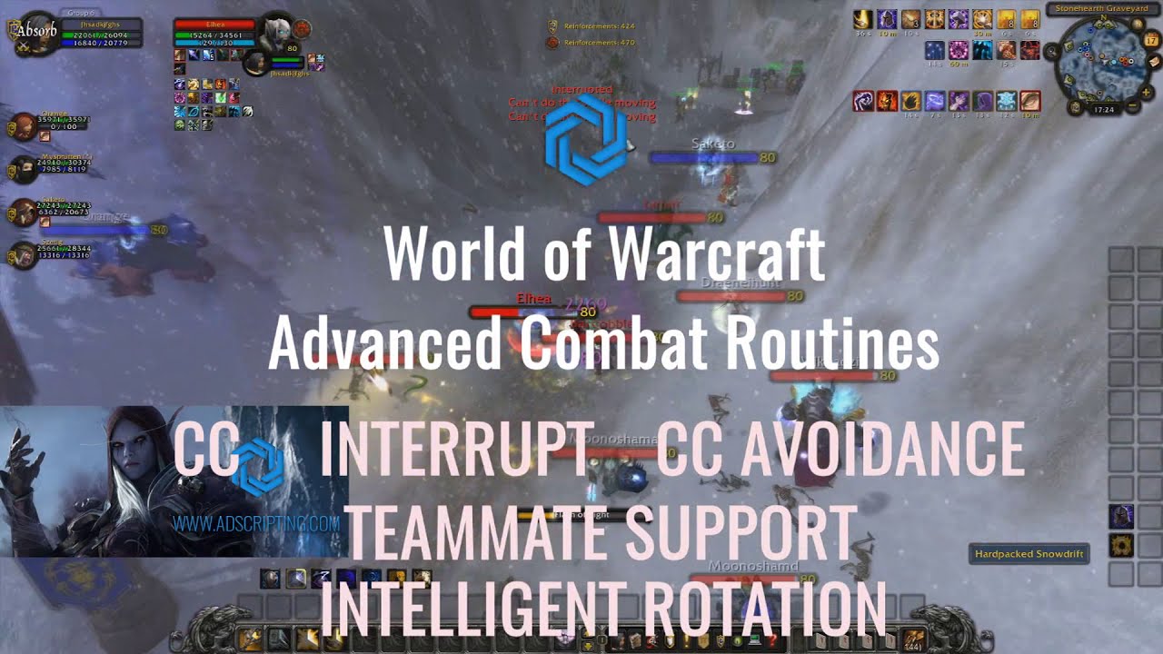 ADScript Combat Routines - Healer Highlights - Warmane WOTLK