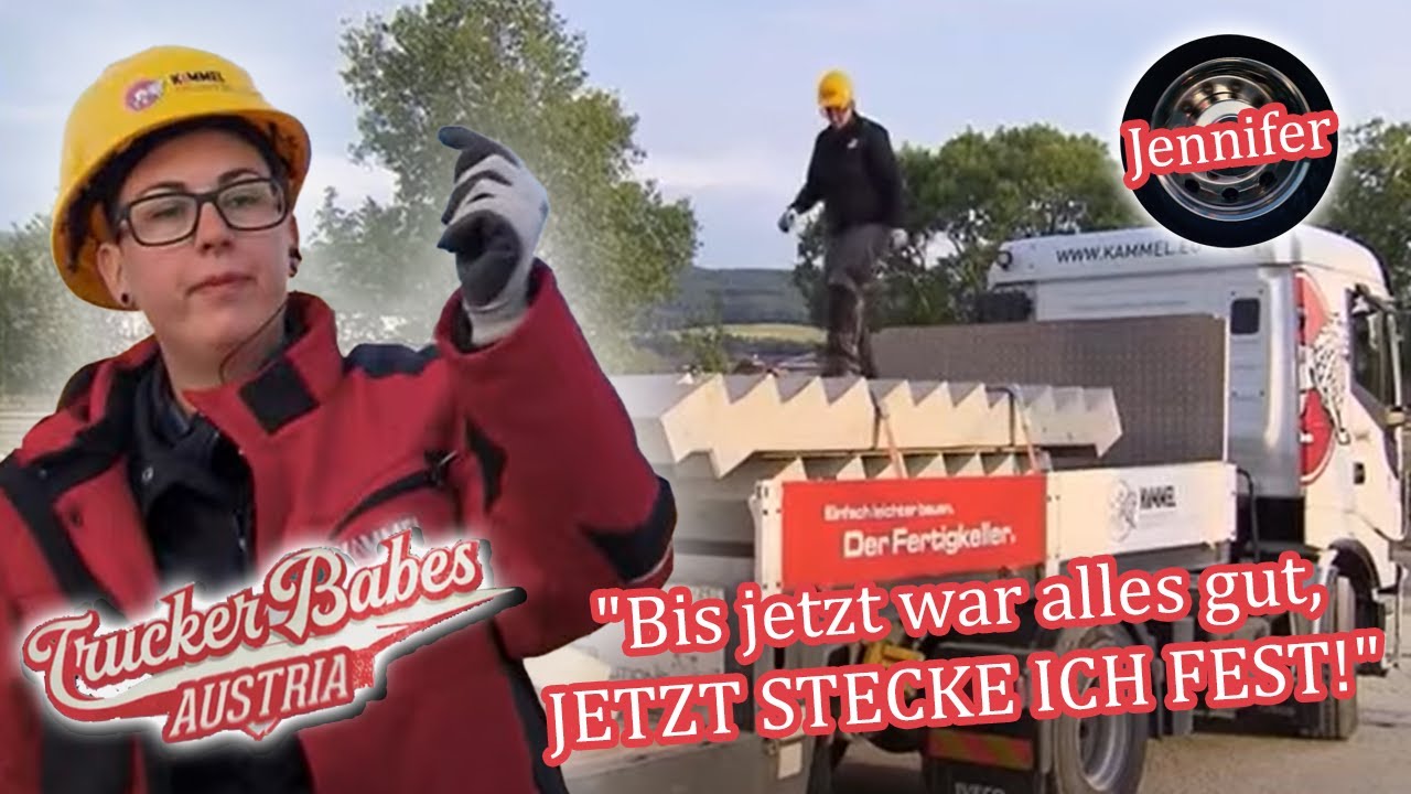 Das Trucker Babe Küken Jennifer ist stecken geblieben 🐣 🚚 | Trucker Babes Austria | ATV