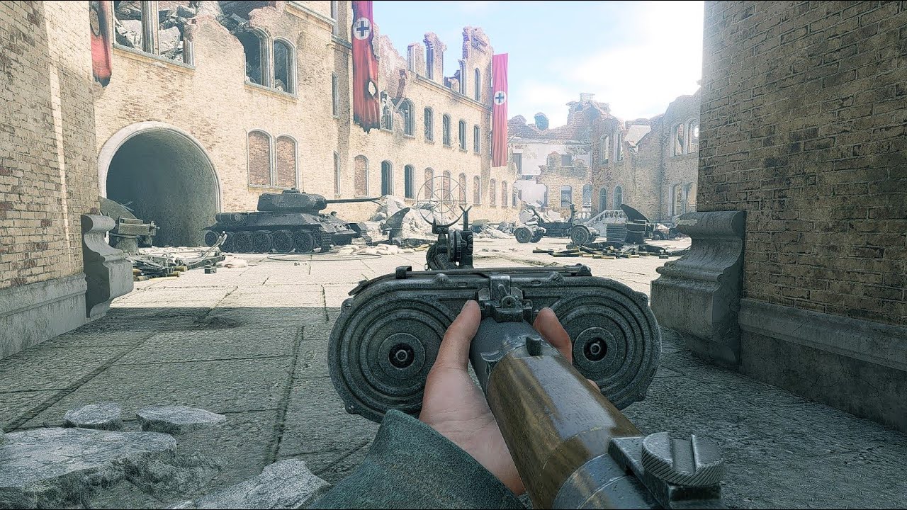 Enlisted Gameplay - German Forces VS Soviet Forces - Kroll Opera House | Battle of Berlin