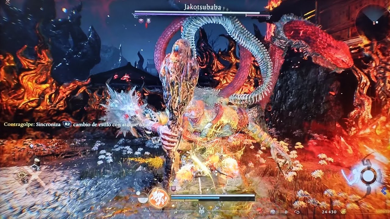 Nioh 3. Jakotsubaba No damage estilo samurai