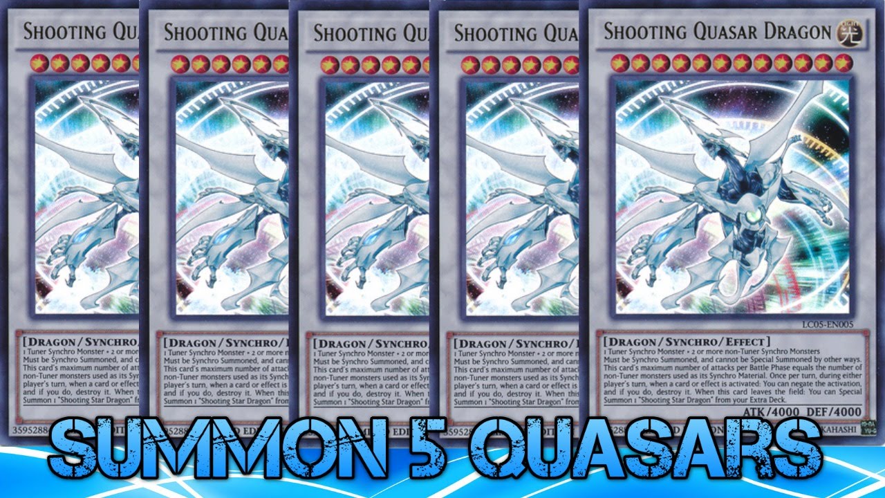 How to summon 5 quasars in 1 turn with fabled + Decklist
