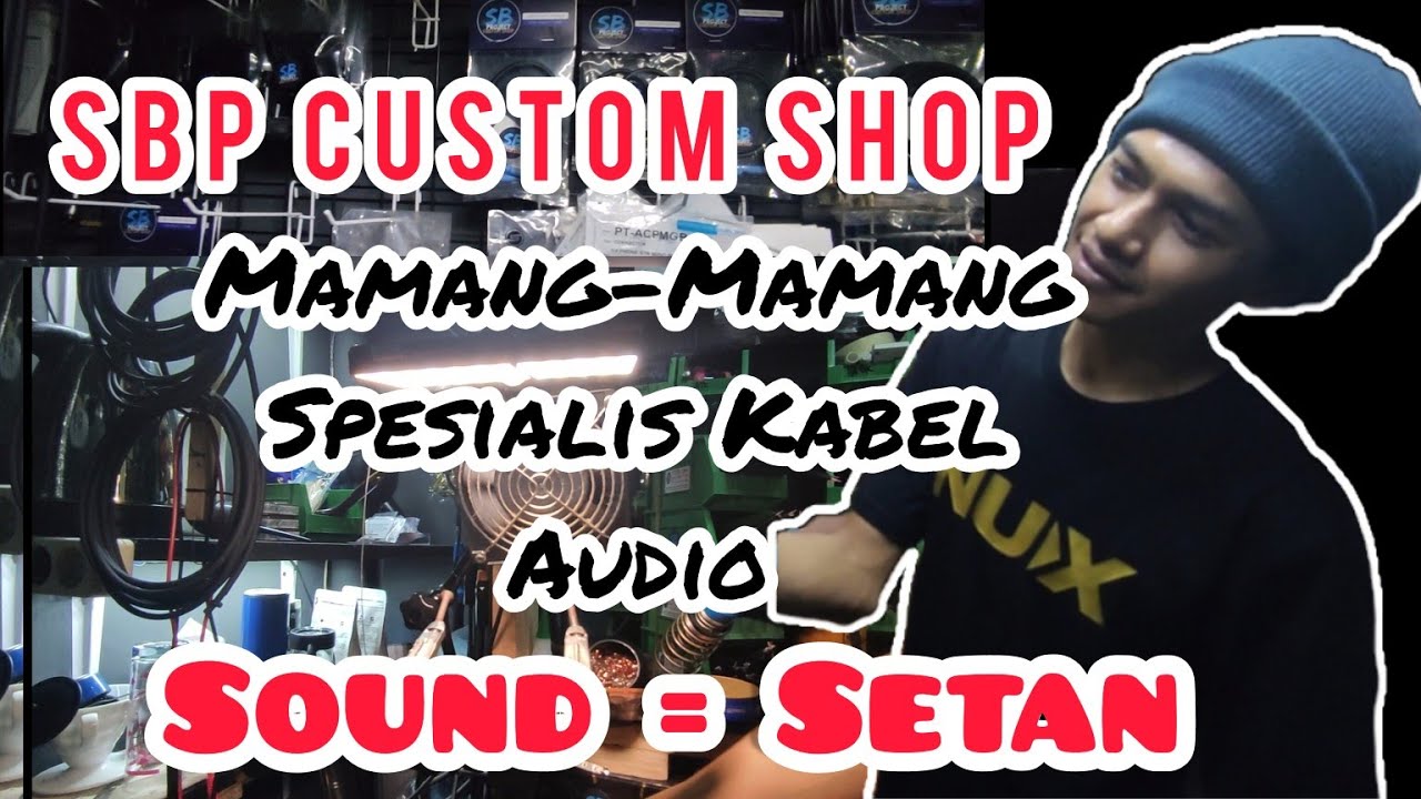 Garage Tour ke SBP Custom Shop Spesialis Kabel Audio Untuk Kebutuhan Gitar Anda