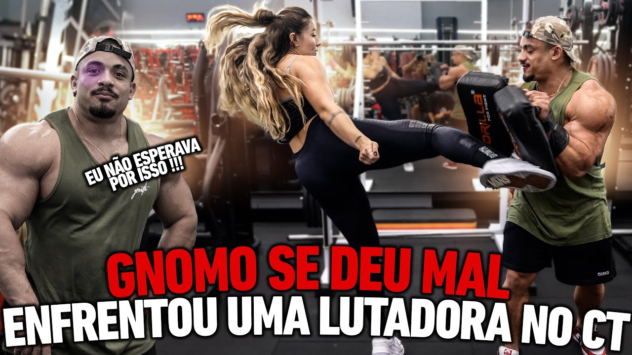 GNOMO ENFRENTOU UMA LUTADORA NO CT E SE DEU MAL !!!