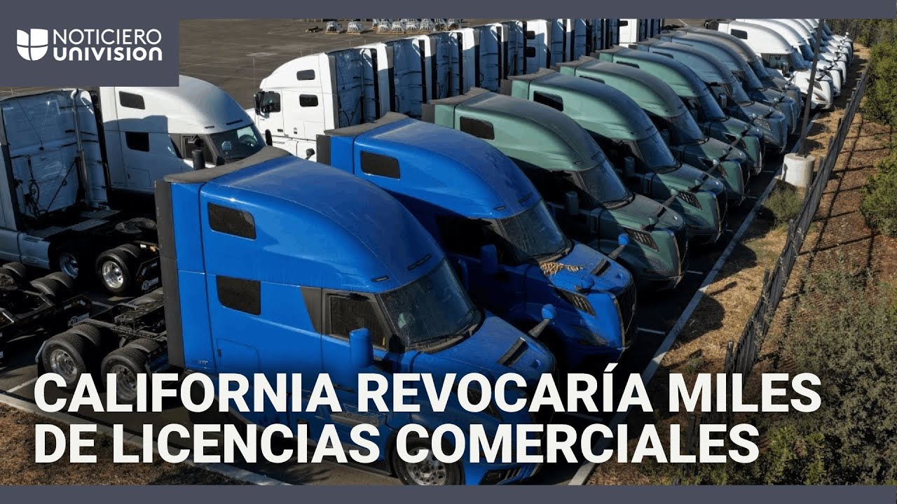 California planea revocar al menos 17,000 licencias de conducir a camioneros inmigrantes, &iquest;por qu&eacute;?