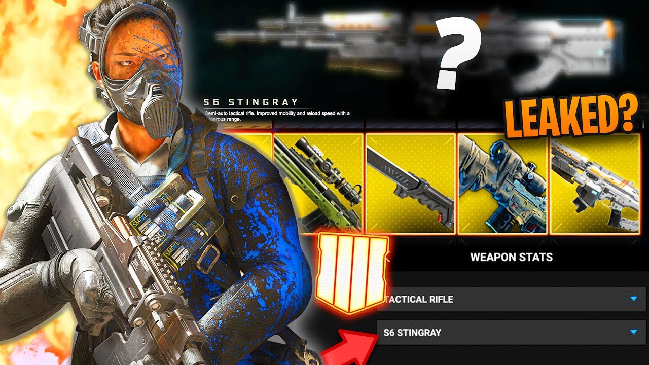 Black Ops 4's NEWEST DLC WEAPON May Have LEAKED Early (New S6 Stingray Coming to BO4)