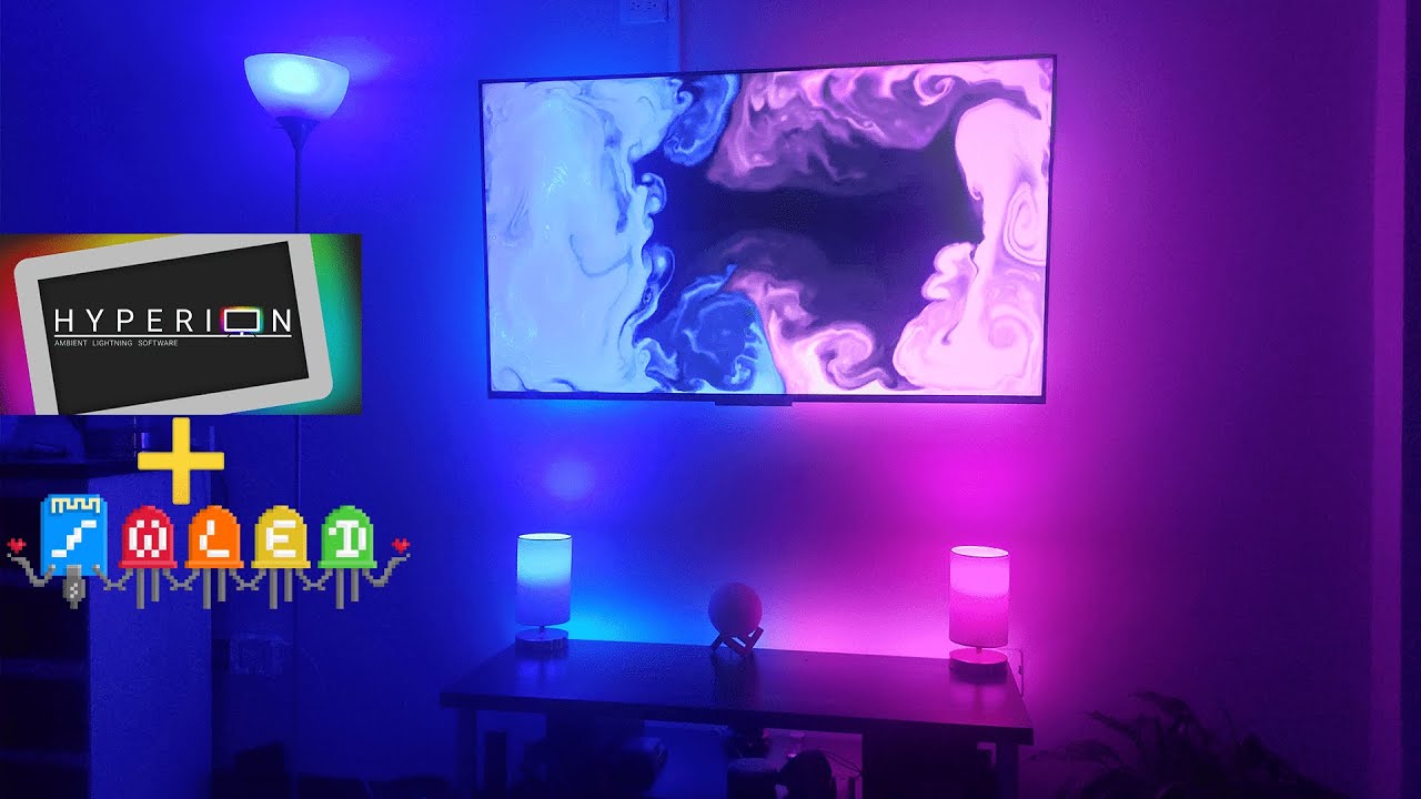 El Ambilight más inmersivo para PC, usando WLED y Hyperion!