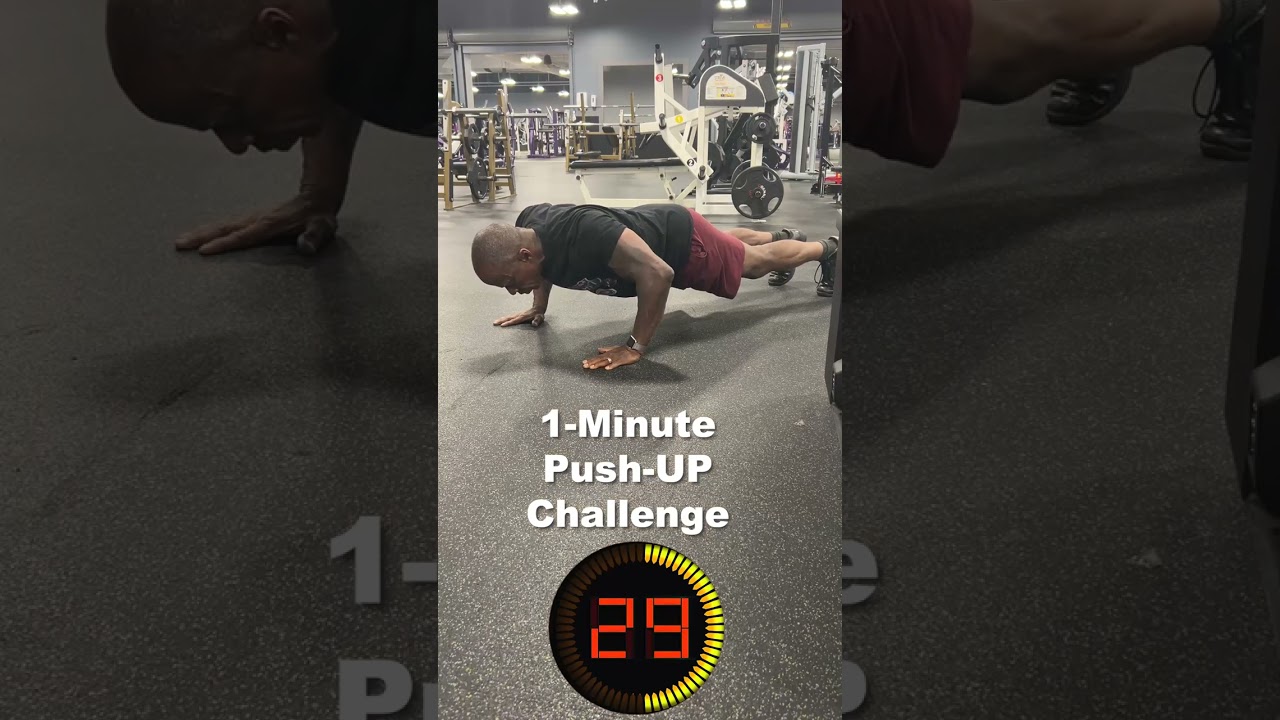 Dr. Gene James- 1-Minute Push-Up Challenge #fitover60