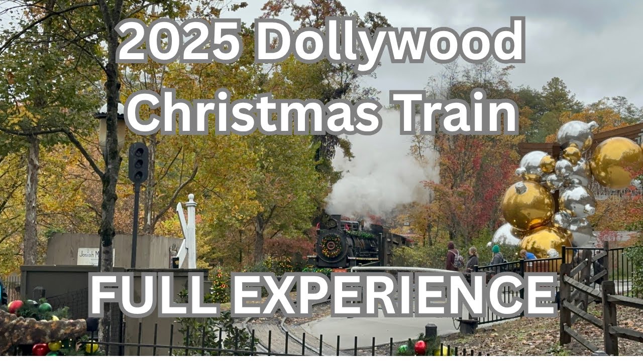 2025 Dollywood Christmas Train Full Ride Exoerience
