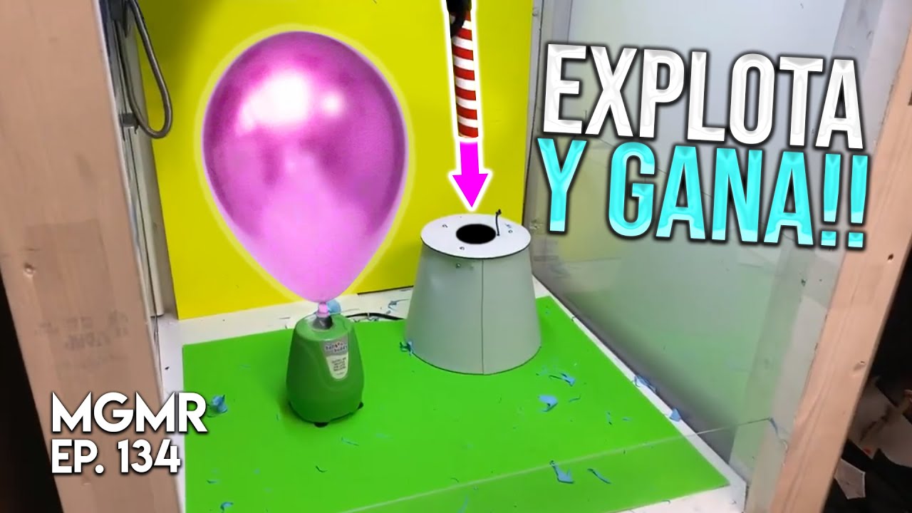 Nueva máquina Reventando el Globo - MiniGames en el Mundo Real Ep. 134