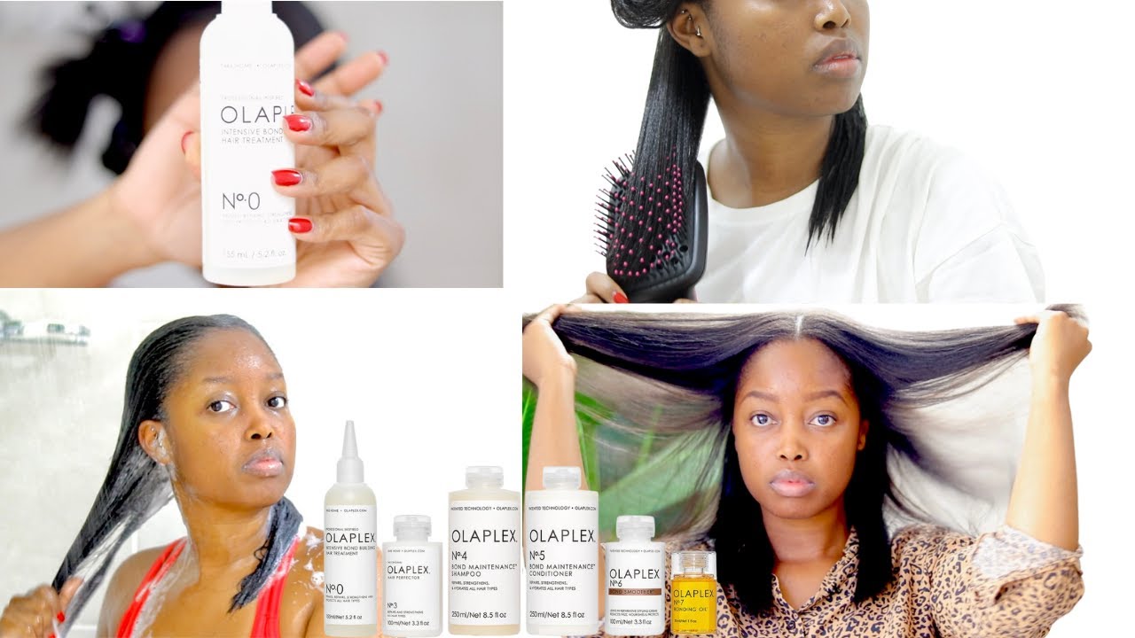 MY FIRST RELAXED HAIR WASH DAY WITH OLAPLEX...IS IT REALLY WORTH IT?????