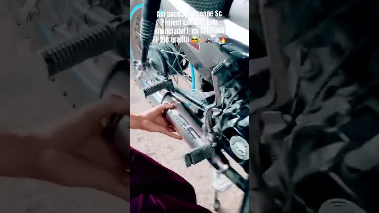 SC PROJECT EXHAUST EN ITALIKA FT150 GRAFITO (SIN SILENCIADOR) 🏍 