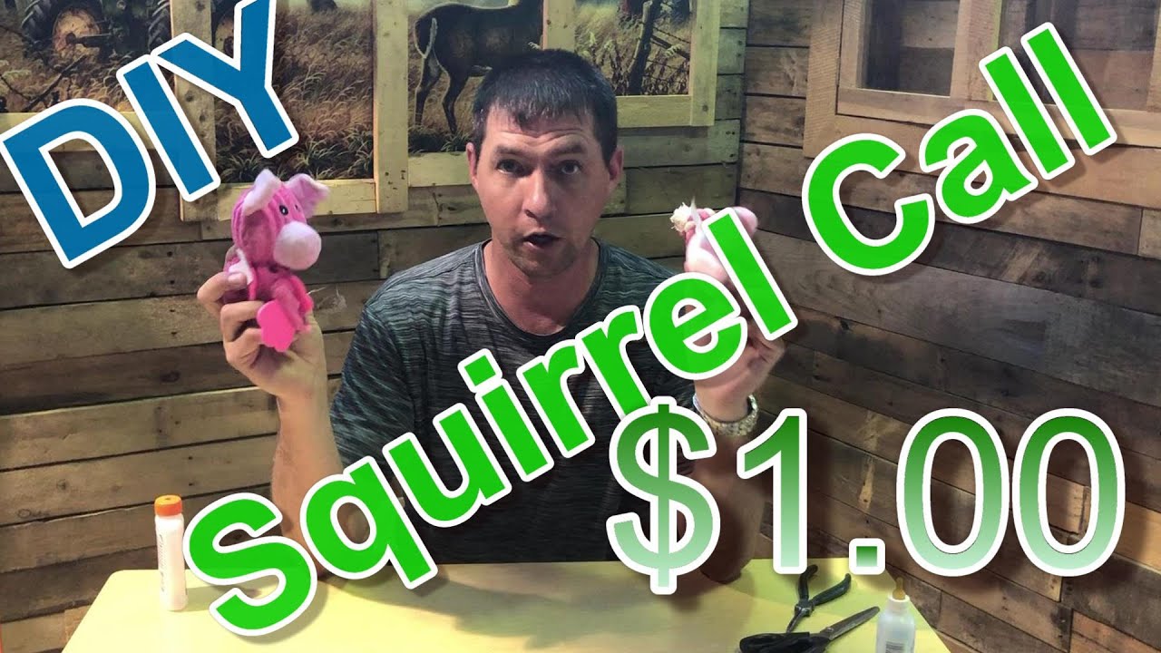 DIY Squirrel Call fast and easy to make Really Works!!