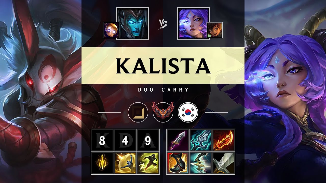 Kalista ADC vs Yunara - KR Grandmaster Patch 25.21