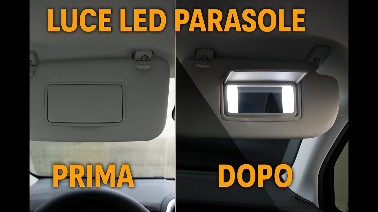 Parasole con Luce a LED fai da te – Tutorial sostituzione lampadina 500x/Renegade