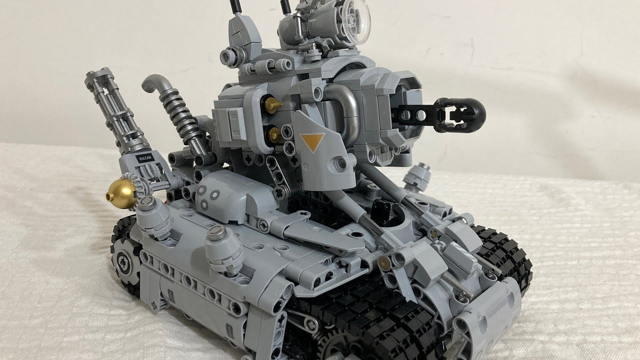 SY BLOCK 1632 Metal Slug Tracked Tank Assemble the video