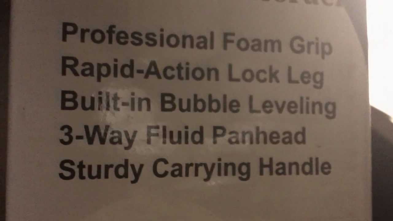 Zeikos 57 inch tripod unboxing