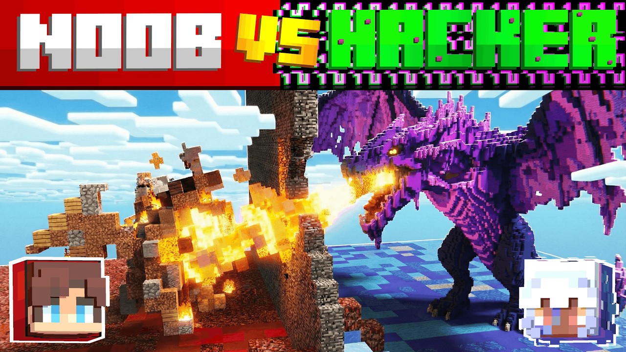 NOOB vs HACKER: I SECRETLY CHEATED in an IMPOSSIBLE Build Battle