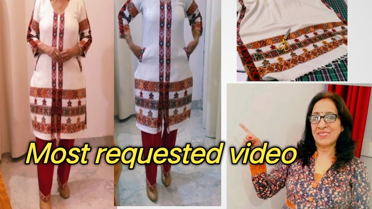Old showl convert in to beautiful kurti 🔥 kurti me pocket lagane ka sabse asaan trika 