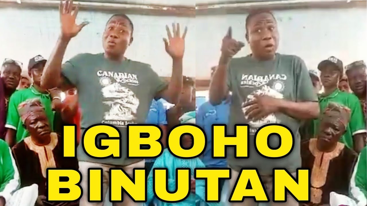 IGBOHO BINUTAN O!! O FESI ORO LORI AWON TI WON NI WON SUPPORT AARE BOLA TINUBU FUN 2027 
