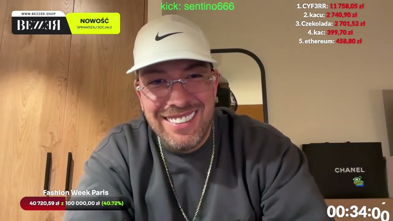 SENTINO LIVE KICK ZAPIS VOD 18.01.2025