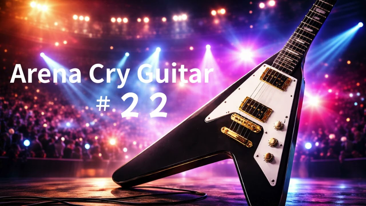 【Guitar Anthem 22】Arena Cry｜Flying Vで奏でる泣きのギター・インスト｜Into the Arena Inspired