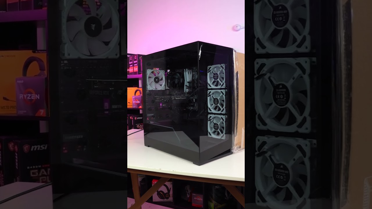 Тест воздушного потока корпуса ПК Phanteks NV5!