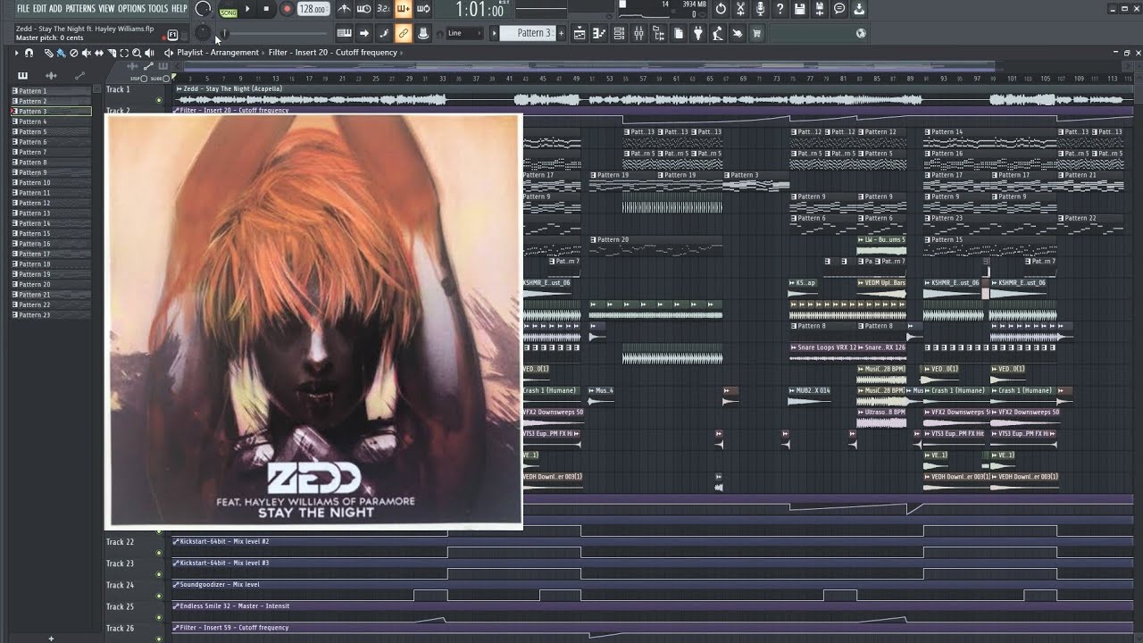 Zedd - Stay The Night ft. Hayley Williams (Fl Studio Full Remake + FLP)