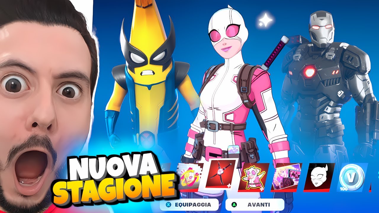 PAZZOX REAGISCE AL PASS BATTAGLIA MARVEL DI FORTNITE Stagione 4 Capitolo 5