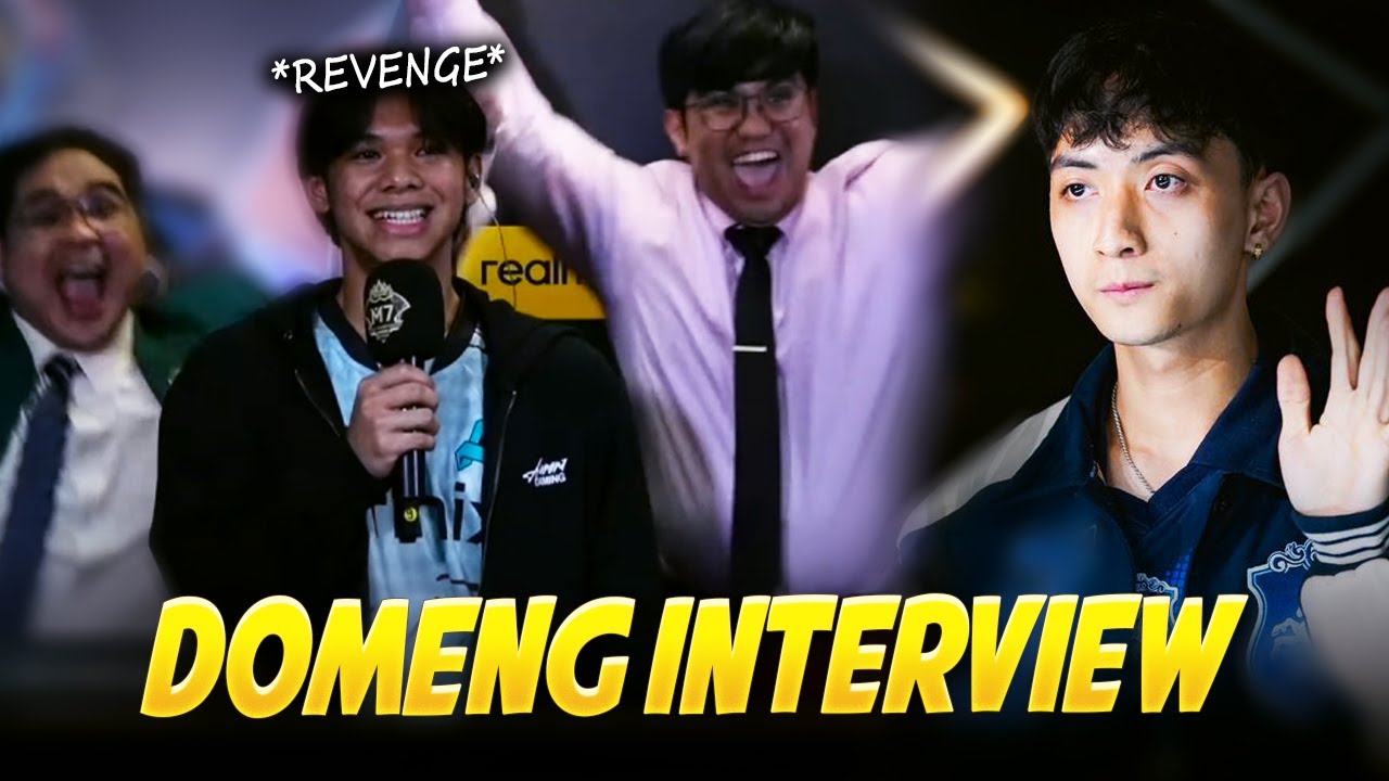DOMENG Interview after securing the FINALS! 