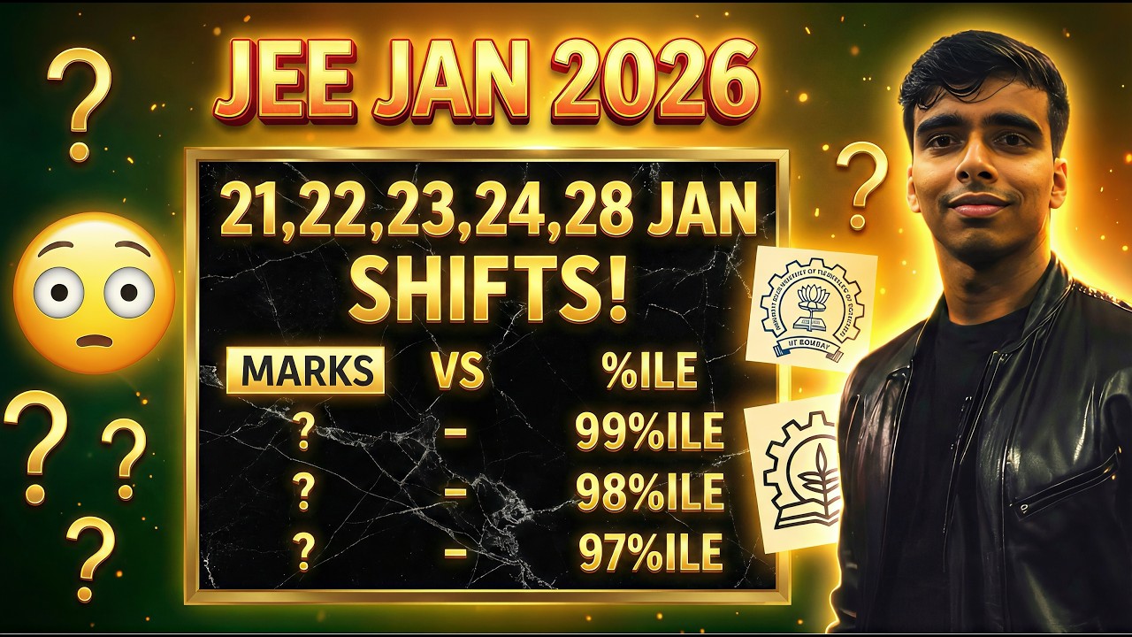 Shiftwise Marks vs Percentile JEE Mains 2026 🔥 JEE Mains Cut Off😭 JEE Mains 2026 Marks vs Percentile