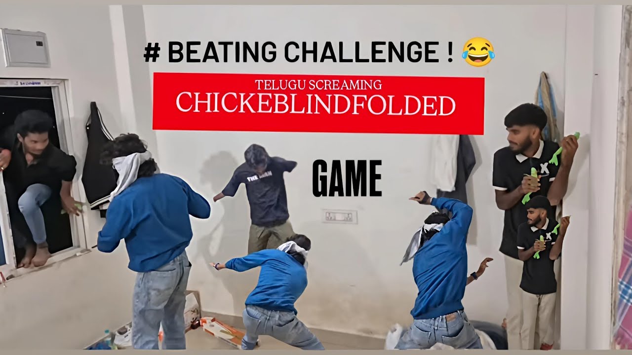 Must Watch Blindfolded Gama Beating Challenge 👀🤣... #comedy #viralvideo #game #challenge #localboys 