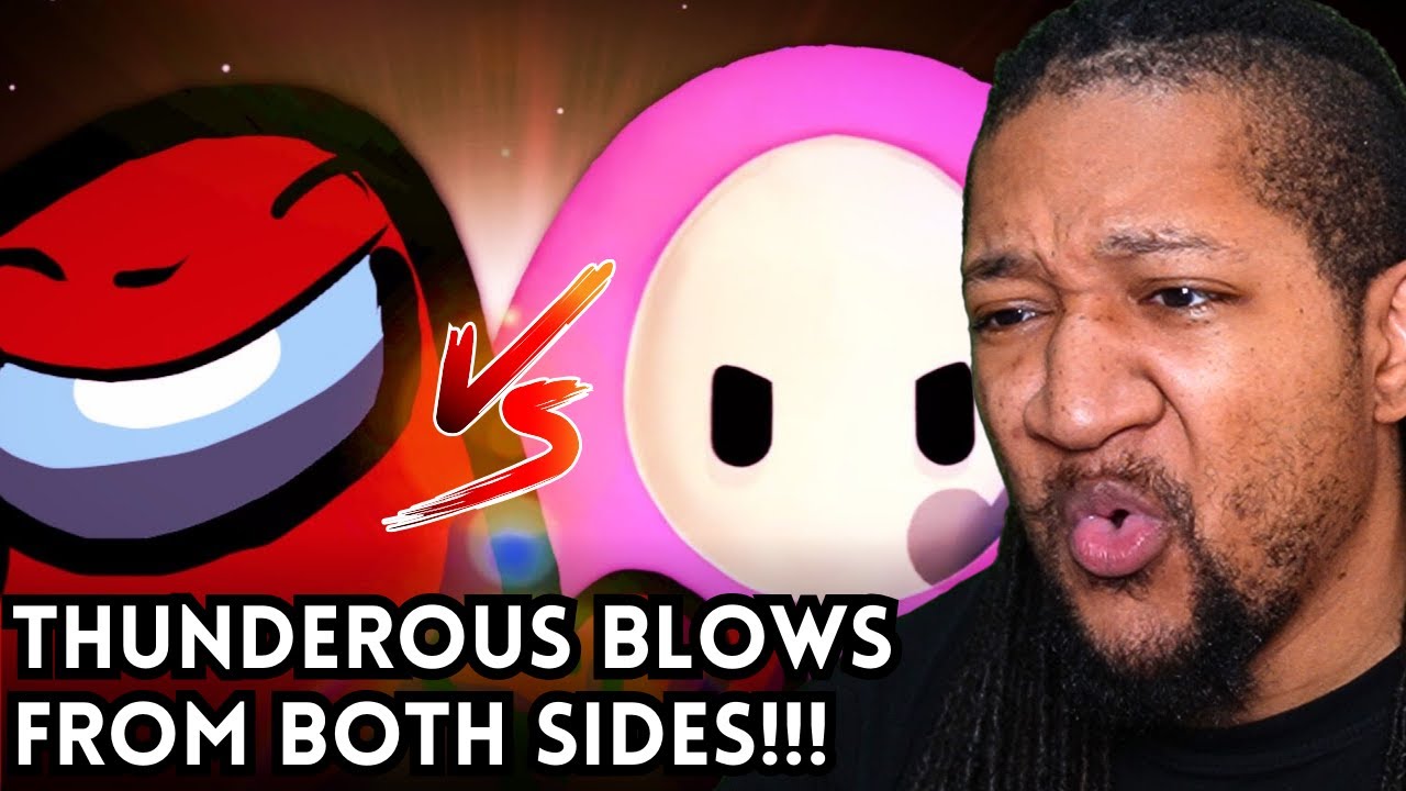Among Us vs. Fall Guys - Rap Battle! (Freshy Kanal) | Reaction!